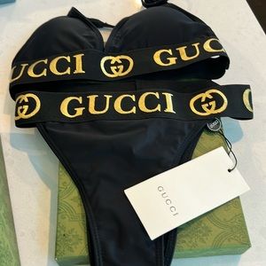 Black Gucci bikini